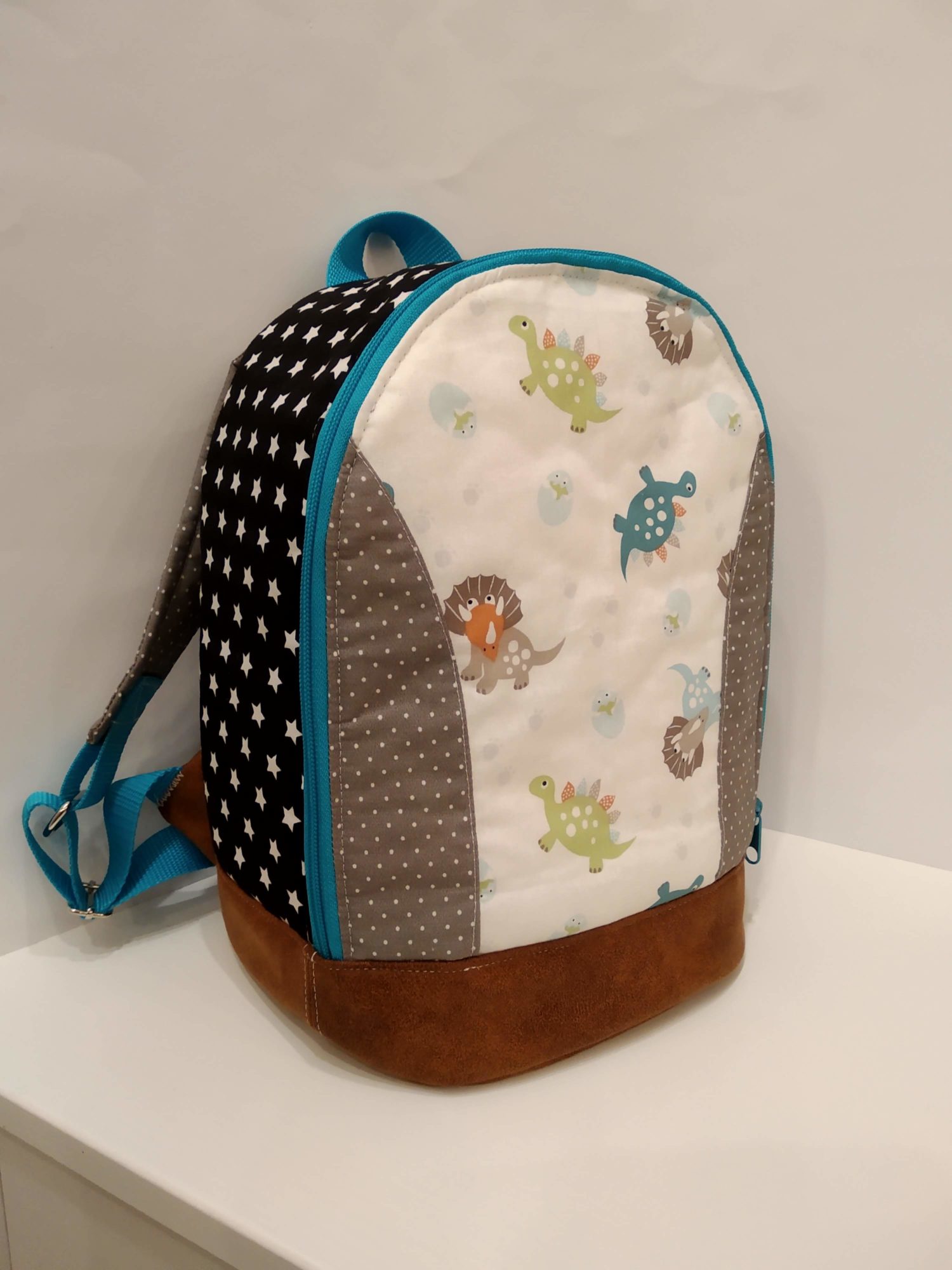 Rucksack Rückenflitzer Midi z.B. für die Toniebox, Schulausflüge Dino